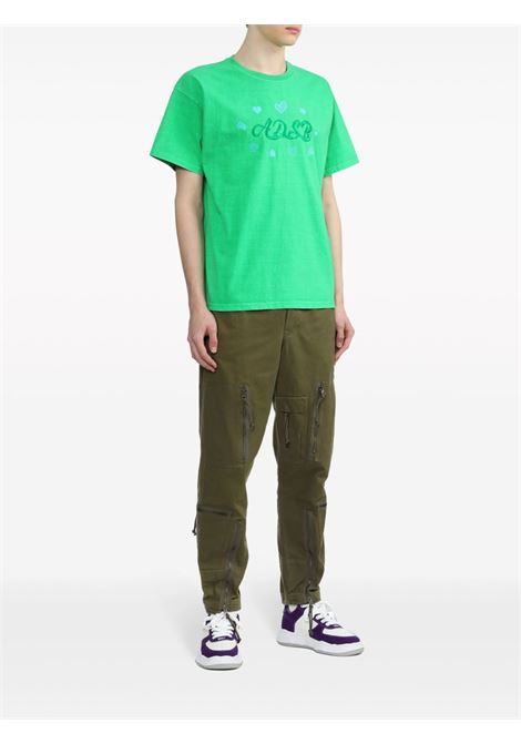 T-shirt con logo in verde - uomo ANDERSSON BELL | ATB1083UGRN